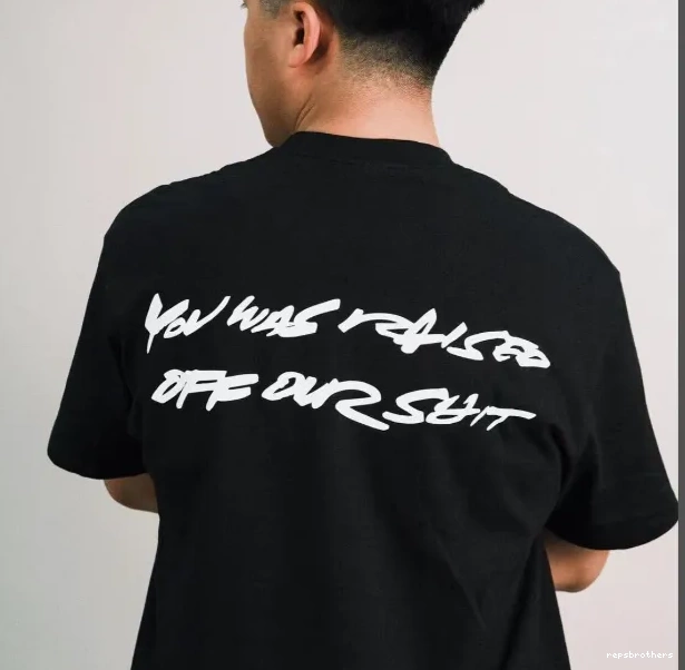 M and White 24SS S Futura Tee Black Box XL Logo L 0923